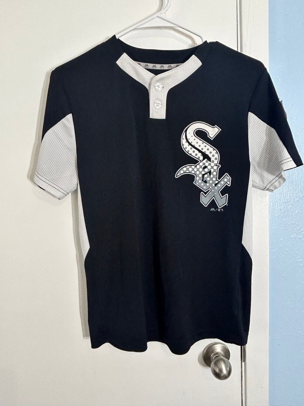 Chicago White Sox #8 Baseball Jersey Youth Large Majestic Cool Base MLB